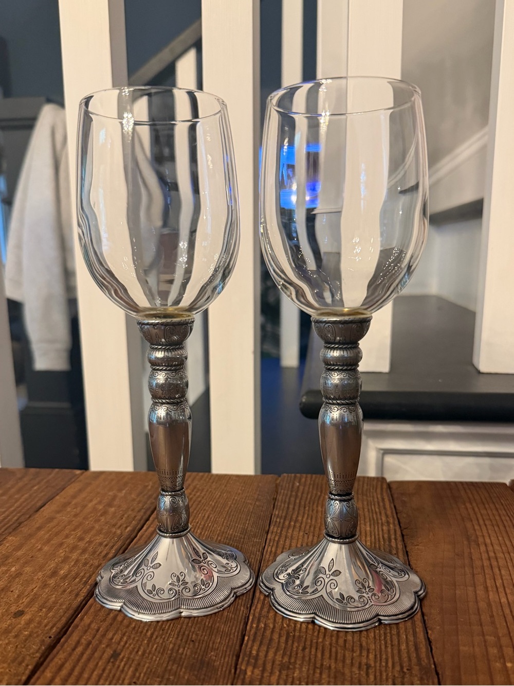 Stunning Brighton Celebration 9” wine goblets